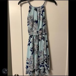 Blue Floral Summer Dress | Size Small
